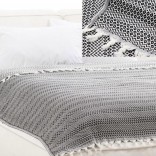 Покривало за спалня РОМБ черно